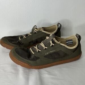 Astral Loyak Water Shoes Womens Size 9 Green Canvas Sports Sneakers Minimalist